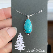 Load image into Gallery viewer, Skyhorse turquoise dewdrop necklace