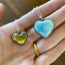 Load image into Gallery viewer, Amber Heart Necklace