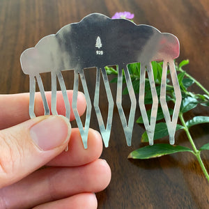 Turquoise Crown Hair Comb