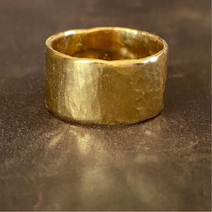 Pure Gold Wide Band Ring